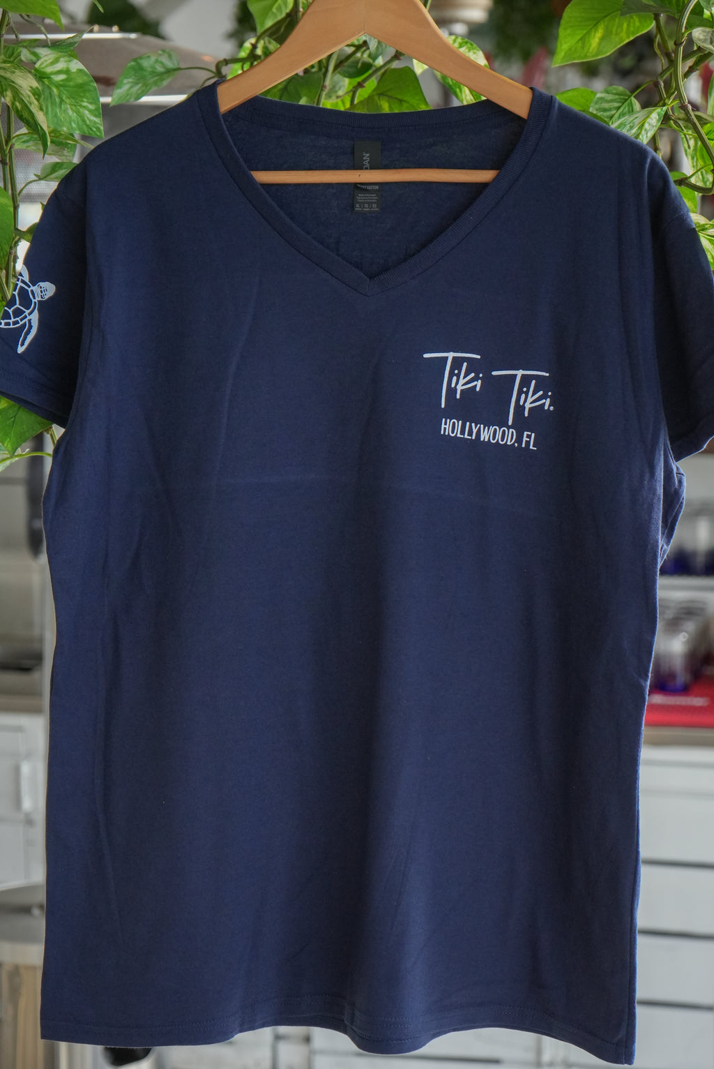 Tiki Time V-Neck