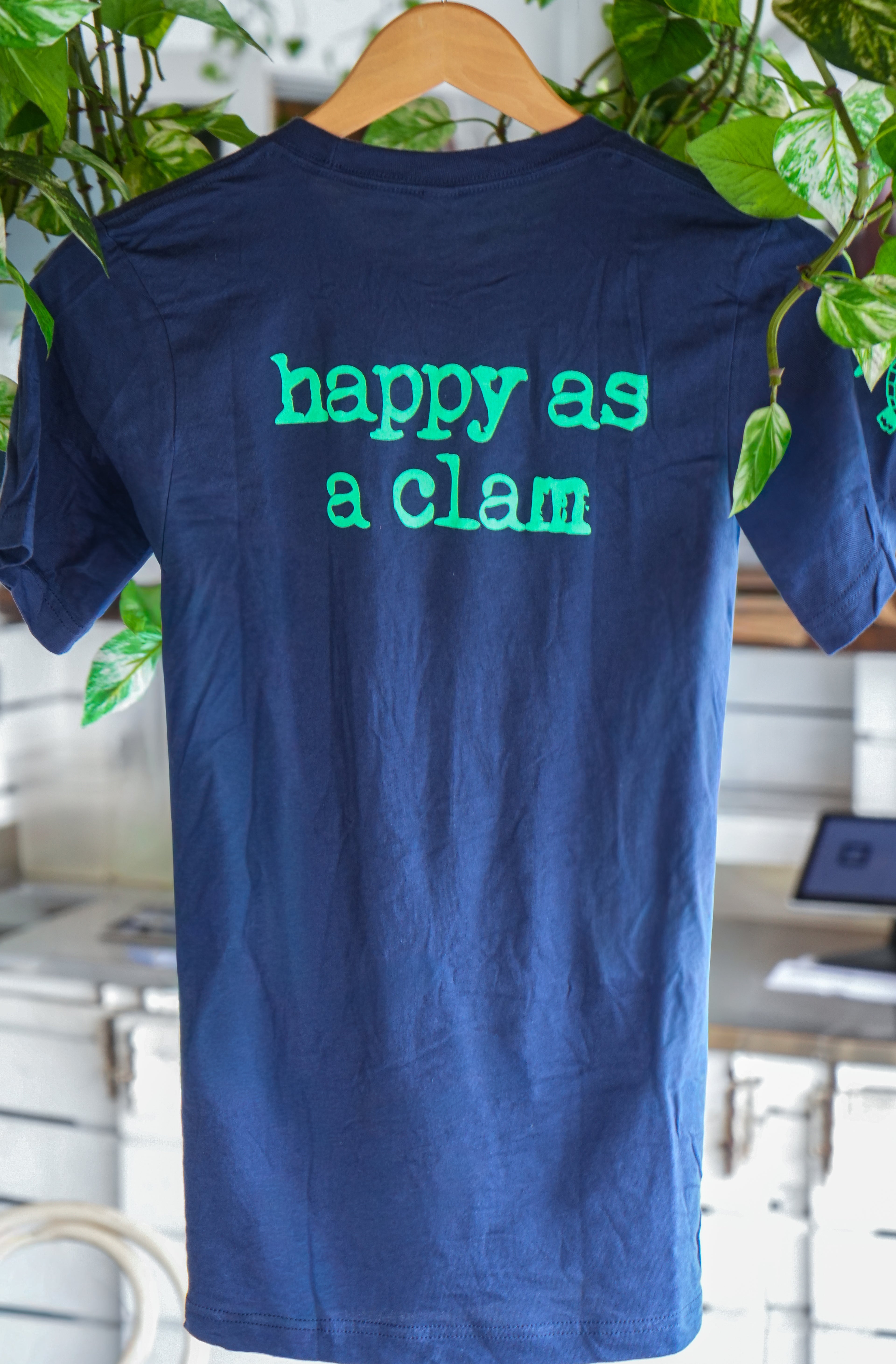 Teen Happy As a Clam Crew Neck